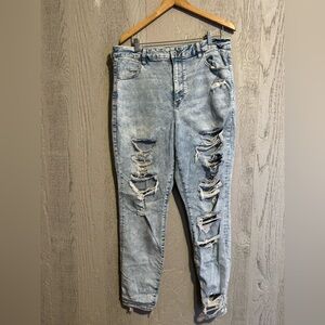 American eagle super hi rise curvy jegging